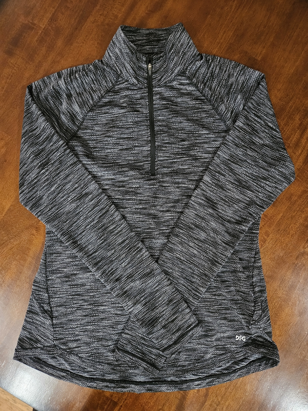 EUC DSG Women's Heathered Quarter-Zip Pullover